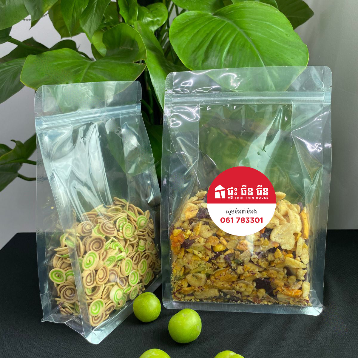 ថង់កឹបប្រភេទថ្លា (8side)